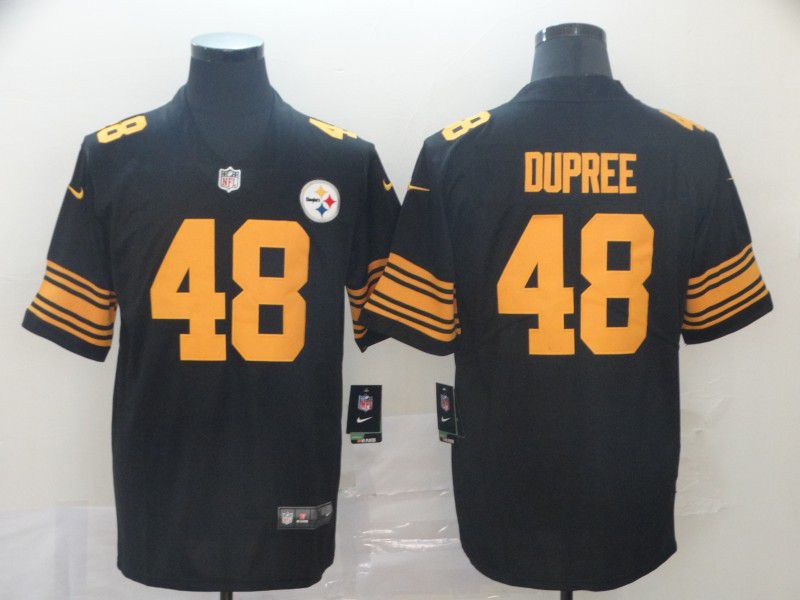 Men Pittsburgh Steelers #48 Dupree Black Nike Vapor Untouchable Limited Player NFL Jerseys1